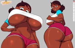 cartoon_network coldarsenal connie_maheswaran dark-skinned_female huge_ass huge_breasts steven_universe