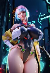 lucyna kushinada from cyberpunk: edgerunners by solam