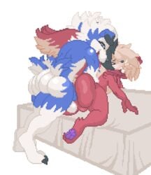 2018 2boys alpha_channel anal anal_sex animal_genitalia animal_penis animated anthro anthro_on_anthro anthrofied ass bed big_ass blue_fur canine caramel_carnivale digital_media_(artwork) duo erection fur furry gay interspecies jiggle knot loop lycanroc male male_only mammal midnight_lycanroc nintendo nude open_mouth original_character penetration penis pixel_art pokémon_(species) pokemon pokemon_dppt pokemon_sm pokemorph purple_fur rear_view ses_vanbrubles sex shiny_lycanroc shiny_pokemon shiny_stunky signature skunk stunky sylus_(kyro) testicles text thick_thighs thomas_whitaker tongue video_games watermark wide_hips yaoi