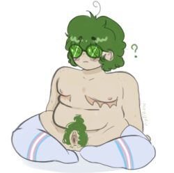 13_cards 13_карт 1boy au chest_scars chubby clitoris cuntboy fat freckles green_pubic_hair intersex longer male male_only mitsuki_li_choo open_pussy pubic_hair pussy solo thick_thighs thighhighs trans trans_man transmasc вару_(13_карт)