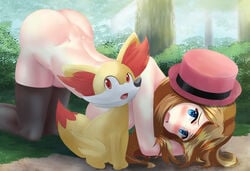 fennekin from nintendo by fuzzlogik