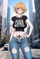neia baraja from black lives matter by ghettoshalltear