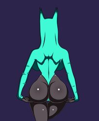 1girls alcatras45 alternate_color anthro ass back backboob big_ass big_breasts female nintendo original_character pokémon_(species) pokemon pokemon_(species) pokemorph pussy thigh_gap video_games zoroark