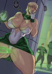 arisia rrab from dc comics by cyberboi
