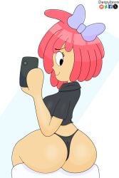 ass booty_shorts cartoon cute digital_art digital_drawing digital_drawing_(artwork) digital_media digital_media_(artwork) fanart girl job panties panties_aside panties_down ragatha ragatha_(tadc) ragatha_(the_amazing_digital_circus) sexy sexy_armpits sexy_body sexy_pose tadc the_amazing_digital_circus