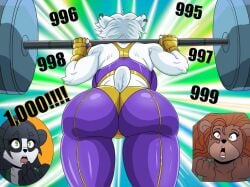 3girls animal_humanoid anthro ass ass_close-up ass_closeup ass_focus big_ass big_booty big_breasts big_butt big_butt_cheeks big_thighs breasts bust busty butt_focus chest curvaceous curvy curvy_figure digital_media_(artwork) dumbbell english_text female fu_the_panda_(ninja-8004) furry furry_female hips hourglass_figure huge_ass huge_breasts huge_thighs large_ass large_breasts large_thighs legs lifting_weights mature mature_female nina_(ninja-8004) ninja-8004 numbers original original_character original_characters polar_bear polar_bear_humanoid shocked shocked_expression slim_waist thick thick_hips thick_legs thick_thighs thighs voluptuous vonda_(ninja-8004) vonda_the_boxing_grizzly waist white-skinned_female white_body white_fur white_hair white_skin wide_hips wrestler wrestling_outfit