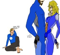 2boys 2boys1girl cuck cuck_brother cuck_chair cucked_by_friend cucked_by_sister cuckold fantastic_four female johnny_storm male marvel reed_richards sue_storm