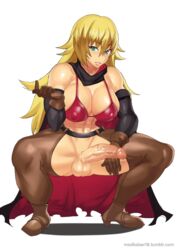 1futa abs balls big_breasts blond blonde blonde_futa blonde_hair breasts cleavage dickgirl erection futa_only futanari huge_breasts intersex large_breasts looking_at_viewer madkaiser muscles muscular muscular_female muscular_futanari penis solo spread_legs squatting testicles the_vagrant thick_thighs vivian_(the_vagrant) ~