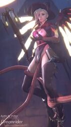 1girls 3d alternate_costume animated areolae blender breasts broom broom_riding broomstick dreamrider female female_only mercy nipples overwatch penetration pussy sex sound straight tentacle tentacle_in_pussy tentacle_sex tentacles_around_legs thighhighs vaginal_penetration video volkor witch witch_hat witch_mercy