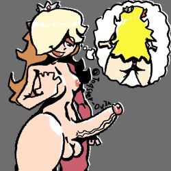 princess peach from mario (series) by to4ster-0v3n (artist)