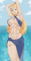 princess zelda from breath of the wild by drewnn