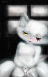 canine cum cum_in_pussy cum_inside cum_leaking fur hasukii heterochromia humanoid_penis looking_at_viewer mammal mei_ivashkin open_mouth penis sex slightly_chubby white_fur window