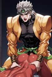 1girl1futa 1girls ai_generated back_view chile chilean chirritox computer condom crossover dick dio_brando discord female grey_hair hispanic hispanic_virtual_youtuber hispanic_youtuber indie_virtual_youtuber indie_vtuber jojo's_bizarre_adventure l latino long_hair masturbation nude nude_female panties red_body red_skin server stardust_crusaders streamer streamers twintails twitch twitching vtuber vtuber_persona vtuberfanart vtubers youtube youtuber, youtuber_girl youtubers