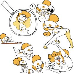 eggnillo eggsalvo frying_pan tagme vanillapuddingo