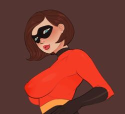 alternate_version_available animated big_areola bouncing_breasts disney elastigirl erect_nipples helen_parr huge_breasts nipples nonesaint pixar puffy_nipples short_hair smooth_skin superheroine the_incredibles