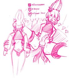 1boy ahe_gao anal bottomless crop_top cropped_jacket cum cumming debuff final_fantasy_xiv malboro male_viera morbol rabbit_ears rjol_sulong self_upload sketch tagme tentacle viera