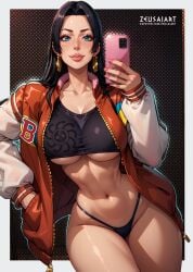 boa hancock from one piece by zeusaiart