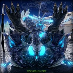 1:1 3_toes 3d 5_fingers absurd_res anus ass balls big_balls big_butt big_penis blender_(artwork) blue_anus blue_body blue_eyes blue_glow blue_scales capcom demon devil_may_cry devil_may_cry_5 devil_trigger digital_media_(artwork) english_text feet fingers foot_focus genitals glowing glowing_anus glowing_balls glowing_body glowing_eyes glowing_genitalia glowing_horn glowing_penis hi_res horn huge_filesize humanoid humanoid_genitalia humanoid_penis legs_up looking_at_viewer lying male medium_truck melee_weapon on_back on_ground penis presenting presenting_anus presenting_balls presenting_hindquarters presenting_penis puffy_anus scales scalie sharp_teeth showing_feet sin_devil_trigger solo spread_legs spreading sword teeth text thekidxeno thick_thighs toes truck van vehicle vergil_(devil_may_cry) watermark weapon wings wrinkled_feet wrinkles