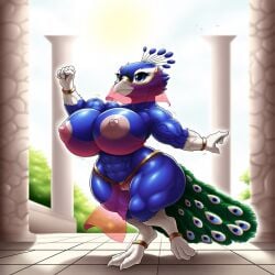 1anthro 1female 1woman 3_toes 4_fingers abs ai_generated anthro anthro_female anthro_only areola areolae athletic athletic_female avian avian_feet belly_dancer belly_dancer_dress belly_dancer_outfit biceps big_areola big_areolae big_ass big_breasts big_muscles blue_eyes brat breasts bulging_breasts calves casual casual_nudity chibi clitoris cub curvy curvy_figure dancing deltoids detailed digitigrade female female_anthro female_feet female_focus female_only furry furry_female furry_only hard_nipples huge_ass huge_boobs huge_breasts hyper hyper_boobs hyper_breasts large_ass large_boobs large_breasts looking_away muscle muscles muscular muscular_anthro nai_diffusion nipple_suspension nipple_suspension_dress nipples nonchalant oppai outdoors outside peafowl perky_breasts perky_nipples shameless shortstack small_but_hyper solo standing stocky swollen_breasts tail theblockhead thick thick_ass thick_hips thick_legs thick_thighs translucent_clothing vagina veil veil_only wide_hips young young_female