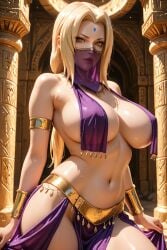 ai_generated arabian_clothes harem_outfit huge_breasts naruto tsunade