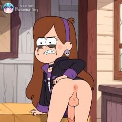 1futa ai_generated anus anus_peek cosmicvitery dipper futa_only futanari gravity_falls mabel_pines spreading