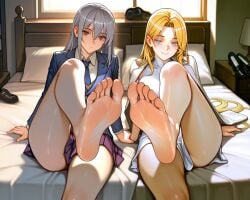 ai_generated beauty_mark best_girl big_breasts kimi_no_koto_ga_dai_dai_dai_dai_daisuki_na_100-nin_no_kanojo lotteryfate tagme