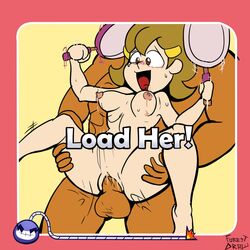 1boy 1girls 5-volt blush bomb breasts faceless_male female frying_pan male mario_(series) milf nintendo sex sweat tagme text vaginal wario_(series) warioware warioware_gold watermark