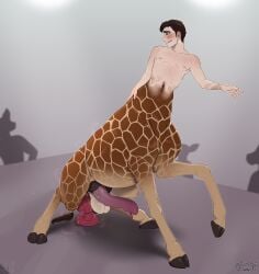 animal_genitalia animal_penis anthro autoteatfuck balls big_penis blush brown_body brown_fur cloven_hooves cuntboy dildo dildo_in_pussy dildo_insertion dildo_sitting erection full-package_cuntboy fur genitals giraffe giraffe_taur giraffid giraffid_taur herm hermaphrodite hi_res hooves human humanoid_taur intersex intersex_penetrated knot looking_back maleherm maleherm_penetrated mammal mammal_taur markings masturbation multi_genitalia penetration penis pussy sepiaflux sex_toy sex_toy_in_pussy sex_toy_insertion solo spots spotted_body spotted_fur tail tail_tuft taur teats tuft vaginal_penetration