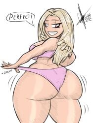 big_ass blonde_hair boku_no_hero_academia fat_ass mount_lady my_hero_academia pink_eyes pink_panties sixpathsoffriendship takeyama_yuu thick_thighs yuu_takeyama