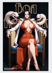 boa hancock from one piece by zeusaiart