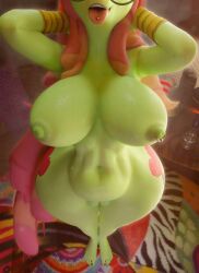 furry hooves-art huge_ass huge_breasts humanoid my_little_pony tree_hugger_(mlp)