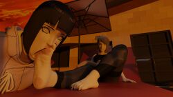 3d blender feet femdom foot_fetish foot_worship hyuuga_hinata konan naruto naruto_(classic) naruto_(series) naruto_shippuden