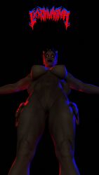 blender blue_lighting breasts mortal_kombat red_lighting self_upload sheeva shokan watermark