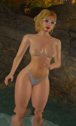 blonde_hair dawn_hearte grand_theft_auto_v naked nopixel onx outdoors partially_clothed smiling water