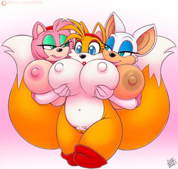 amy rose from sega by drxii