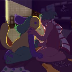 dandy's_world gay kissing looey_(dandy's_world) no_visible_genitalia sprout_(dandy's_world) suggestive