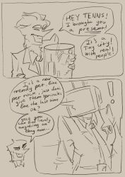 city deltarune deltarune_chapter_3 spamtenna spamton_g_spamton tenna_(deltarune) tiny tiny_city