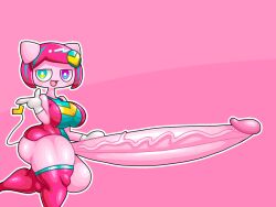 1futa 2025 2d balls big_ass big_breasts big_penis blush breasts cat_ears cute erection futa_only futanari heterochromia huge_ass huge_breasts huge_cock humanoid humanoid_penis intersex penis pepoyo pink_background pink_clothes pink_hair poyoroid poyoroido sex simple_background smooth_balls smooth_penis solo standing thick_thighs thighhighs veiny_penis wide_hips