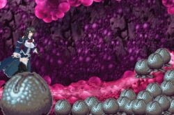 alien_(franchise) animated aradia_(night_of_revenge) chestburster death facehugger female_death guro night_of_revenge snuff