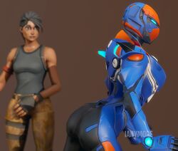 2girls 3d criterion fortnite fortnite:_battle_royale ramirez_(fortnite) tagme video_games