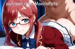 ai_generated ass beautiful beauty blush breasts classroom_of_the_elite cute female long_hair love maellepetite nude pose pussy sakura_airi sex