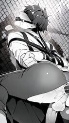 , ai_generated ass ass_focus asshole backsack balls blindfold blindfolded bondage, bound, boy, dick gag gagged gagged, gape gaped_anus, gay, legs, male male_anus male_only malesub man, outdoors public public_sex restrained_arms restraints spread yaoi yaoi,