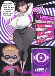big_ass big_breasts breasts dash_parr elastigirl helen_parr hypnosis hypnosis_app incest male mature_female milf mind_control moomoodairy mother_and_son pixar the_incredibles thick_ass thick_thighs thigh_highs thighhighs