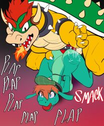 albinefox anal anal_sex animal_humanoid anthro ass ass_up ball_gag big_butt big_penis bodily_fluids bondage bondage bound bowser breath_powers butt_grab butt_slap clothing collar crying cuff_(restraint) disney dominant dominant_male draconic duo elemental_manipulation female feral fire fire_breathing fire_manipulation forced gag gagged genitals hand_on_butt hat headgear headwear hi_res humanoid koopa loch_ness_monster male male/female mario_bros nessie_(disney) nintendo nude penetration penis plap rape reptile restraints scalie scalie_humanoid sex slap spanking submissive submissive_female tail tail_bondage tail_tied tam_o'_shanter tears the_ballad_of_nessie thick_thighs turtle wide_eyed wide_hips