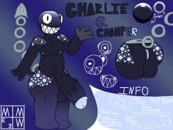 4:3 anthro anus ass balls belly big_belly big_butt black_penis bottomless chain_chomp clothed clothing freckled_butt freckled_legs freckled_shoulders freckled_thighs freckles genitals humanoid larger_male male mario_bros metal metallic_body nintendo nipples nude penis puffy_anus reference_image sharp_teeth size_difference smile standing teeth topless vein veiny_penis