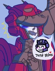 1boy1girl big_butt blush boyfriend-girlfriend elita_one female male optimus_prime orion_pax penis penis_on_face straight transformers transformers_one