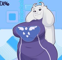 big_breasts big_hips chubby chubby_female daisykitty96 female female_only milf toriel undertale