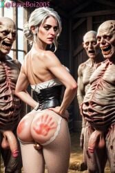 3d ai_generated ciri futanari intersex monster the_witcher_(series)