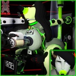 big_ass big_breasts body_modification bodysuit breasts corruption drone dronification female high_heels ibex-cg ibex_(company) kim_possible lactoselass_(ibex) mind_break mind_control shego transformation
