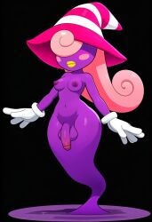 3d 3d_(artwork) ai ai_art ai_generated futa_only futanari intersex mario_(series) nintendo novelai vivian_(paper_mario)